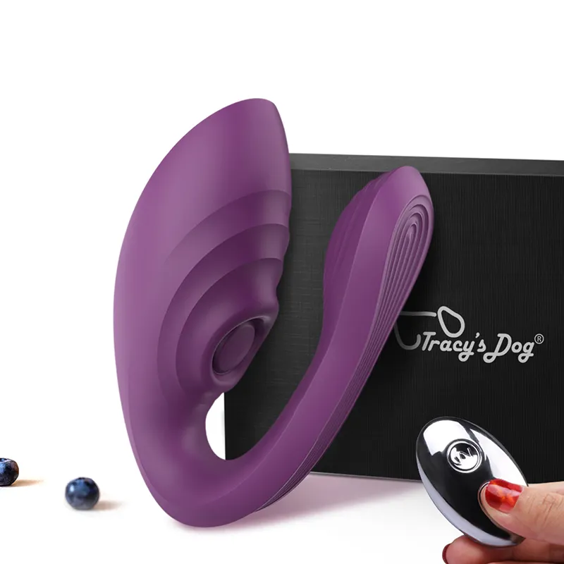 Tracy's Dog Wireless Partner Couple Vibrator For Clitoral & G-Spot Stimulation With 7 Pulsating G Sport Vibrator
