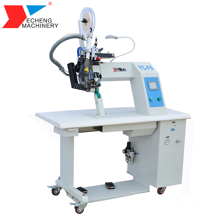 High Speed Waterproof PU Tape Sewing Bonding Hot Air Tape Sealing Machine for Jacket Cuff & Sleeve Taping