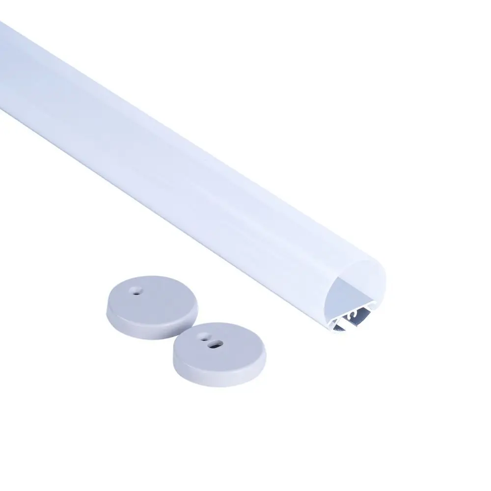30MM/60MM Round linear aluminium extrusion led profile with diffuser LED strip light trunking light led tri-proof tube
