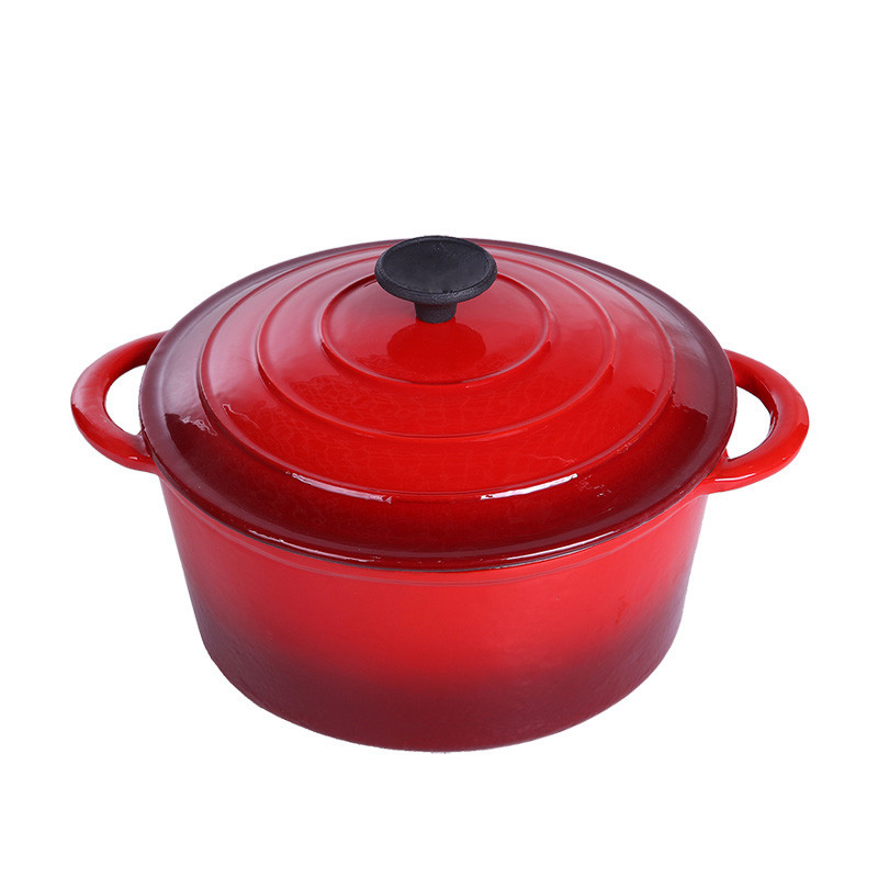 Household ceramic cooking pot pressure cooker antique enamel sauce & stewing pot with lid and handles tajine pot
