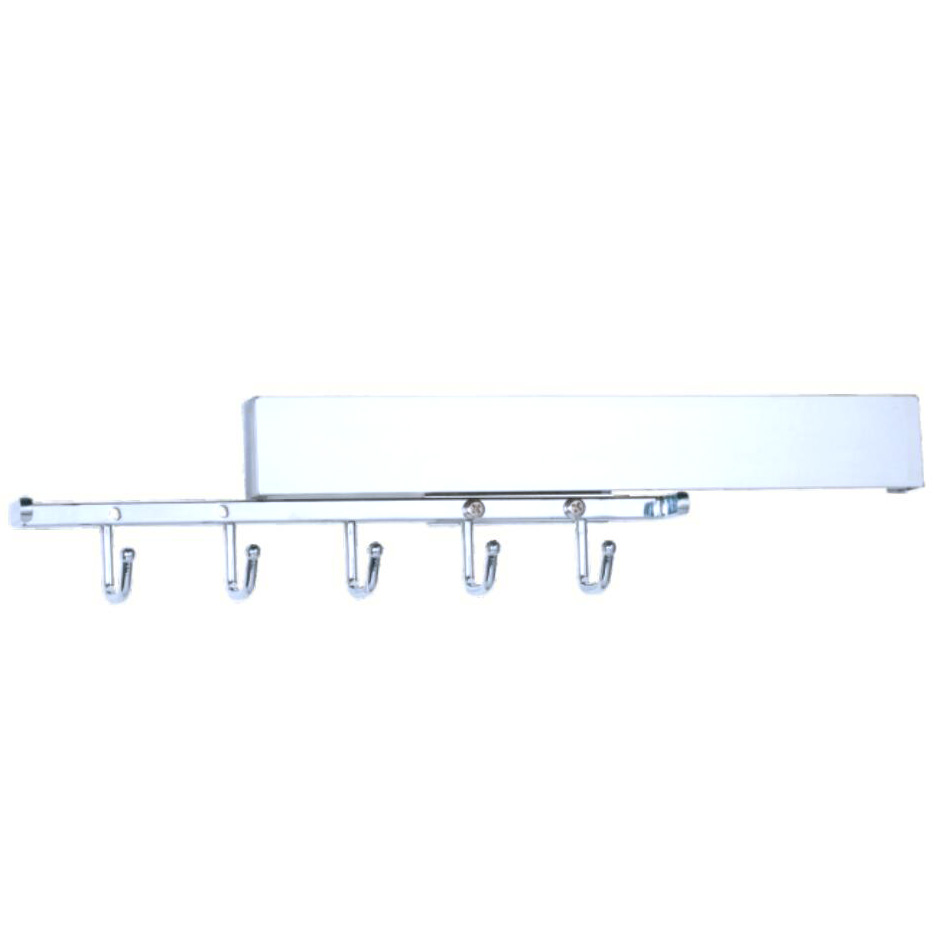 Factory Wholesale Creative Design Metal Pull Out Sliding Hanging Wardrobe Trousers Rack