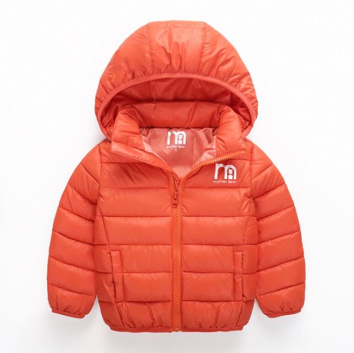 Boys/Girls Winter Warm Outdoor Down Coat Child Simple Style Detachable Hooded Outfit 3-8 Years