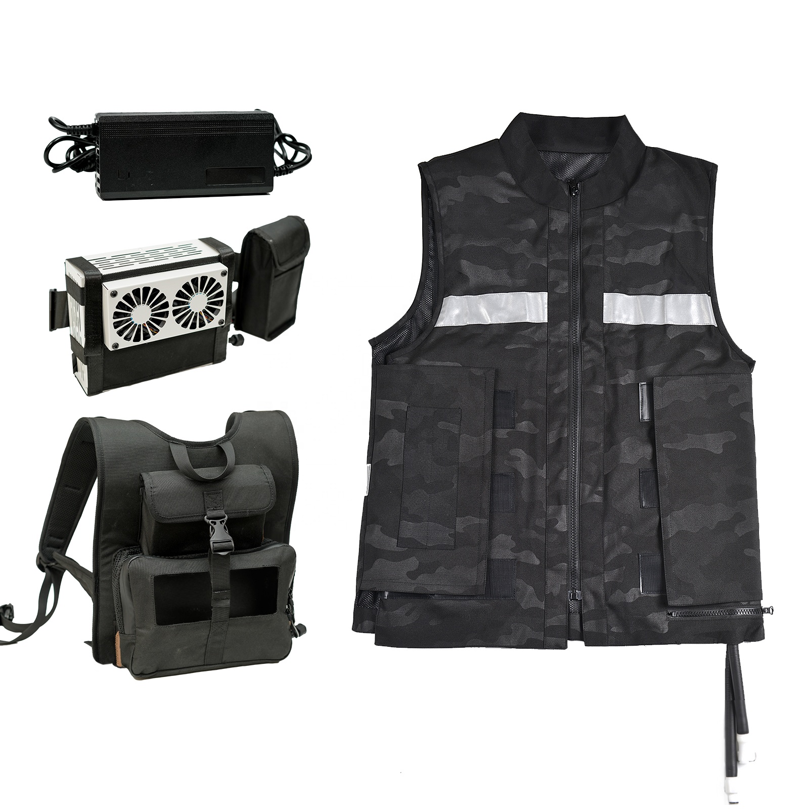 Summer New Design Ice Water Cooling Motorcycle Vest Water-cooled Cooling Vest With DC Micro Compressor Clothing