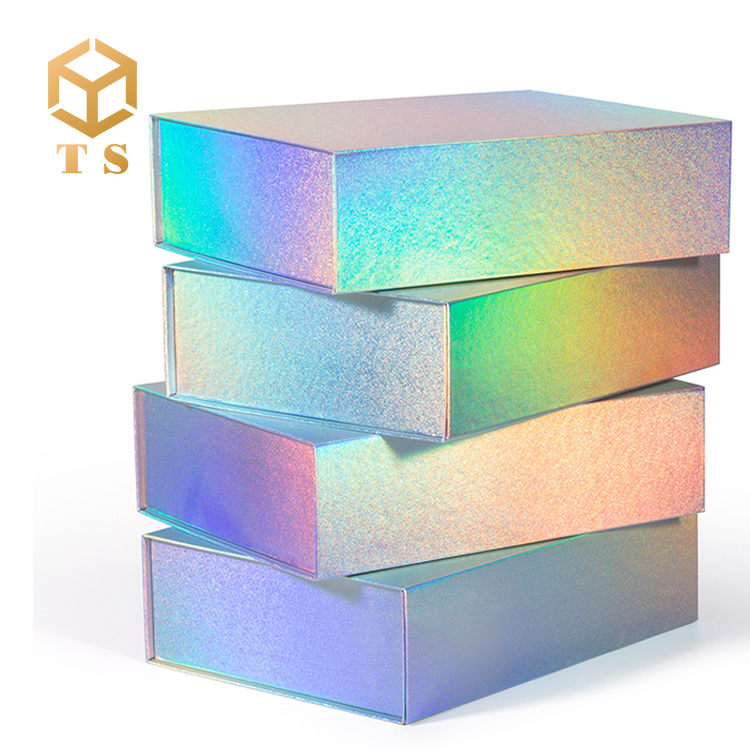 Magnetic Folding Box Packaging Clothes Gift Packaging Magnet Box With Ribbon
