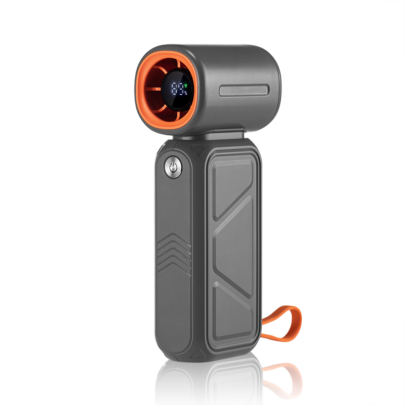 H06 Hot Selling 8000mAh Mini Portable High Speed Turbo Rechargeable Air Power Bank Handheld USB Fan