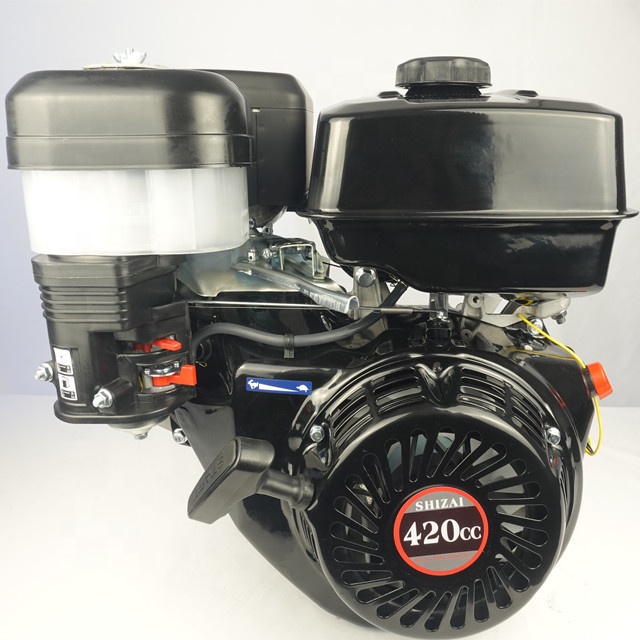 15HP новый стиль 420CC с воздушным охлаждением 4-тактный ручной запуск и электрические пусковая мощность бензинового двигателя