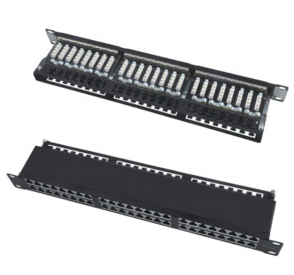24 порта rj45 cat6 Патч-панель Международная пустая патч-панель Cat 7