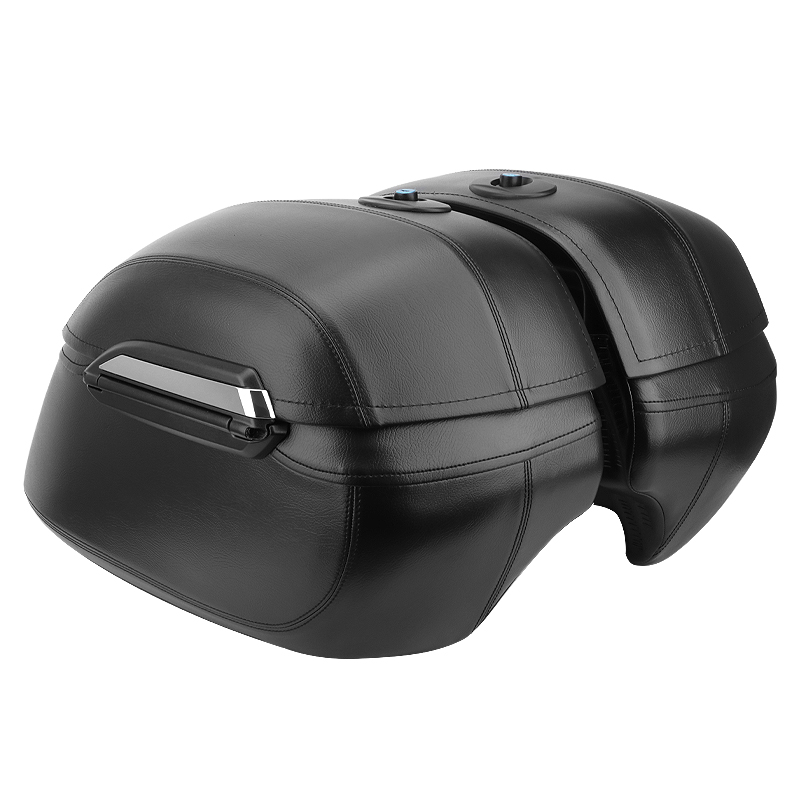 Универсальные мотоциклетные боковые жесткие чемоданы, сумки для Honda VTX Yamaha DS XVX Suzuki VL Kawasaki VN