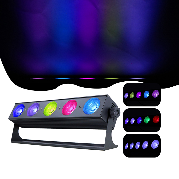 Диско Dmx Dj Освещение Aura Pixels Slim Par Lights 5*45W 30W 50W RGB 3 в 1 светодиодная матрица панель настенное освещение сцены