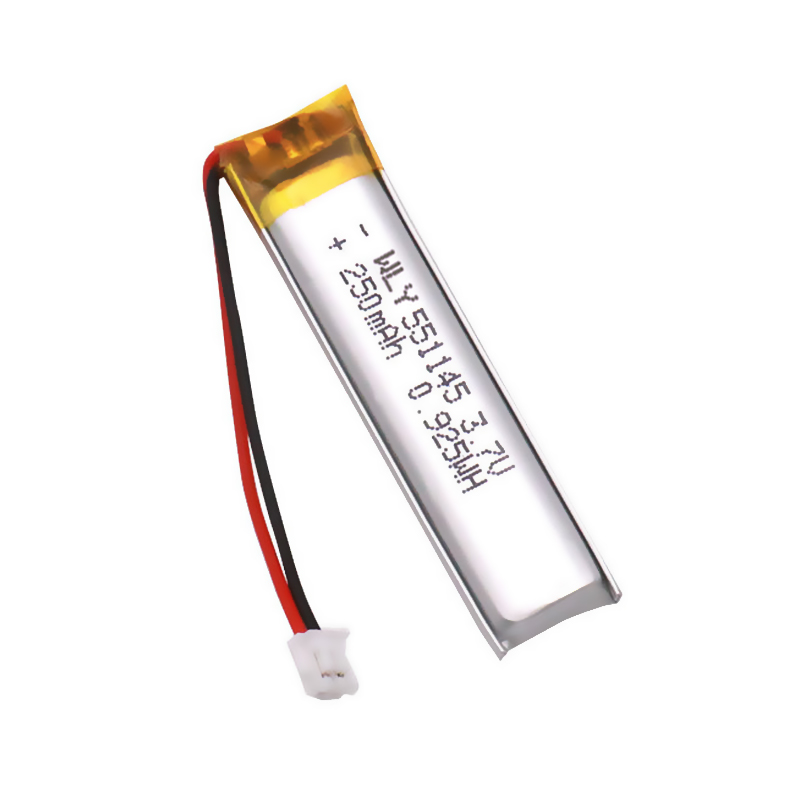 Factory supply lithium battery 551145 250mAh Rechargeable lithium ion battery for digital beauty machine electric device