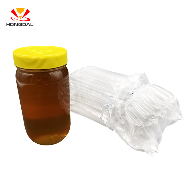 1000g honey glass bottle shockproof air column bag packaging