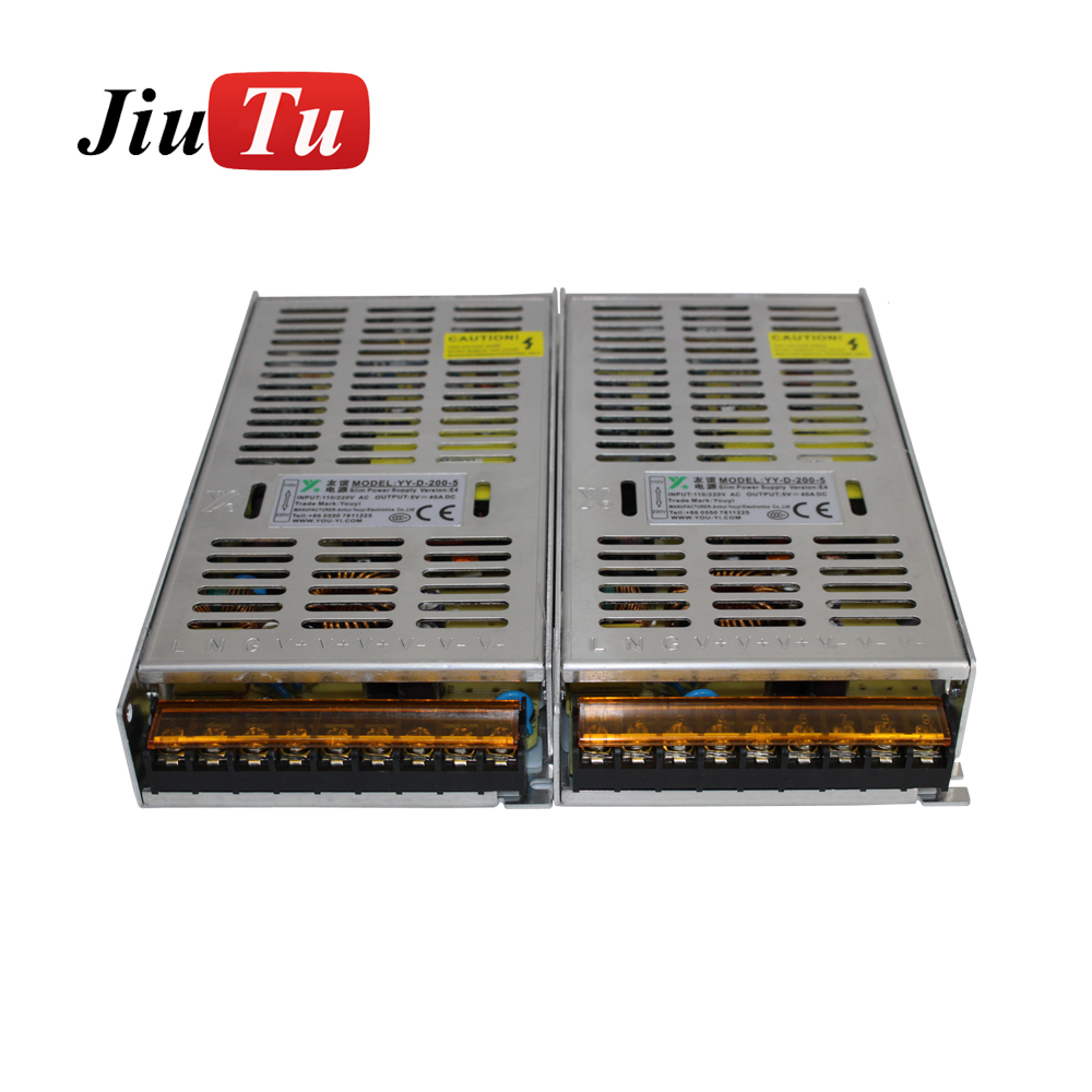 Импульсный источник питания YOUYI 200 Вт LED 5V40A, Регулируемый блок питания для мониторинга безопасности