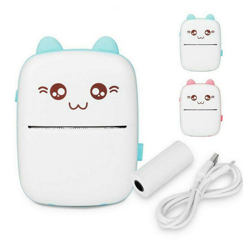 Mini Portable Micro USB Mobile Phone Paper Photos Label Printing Machine Wrong Printer High Resolution Thermal Printer