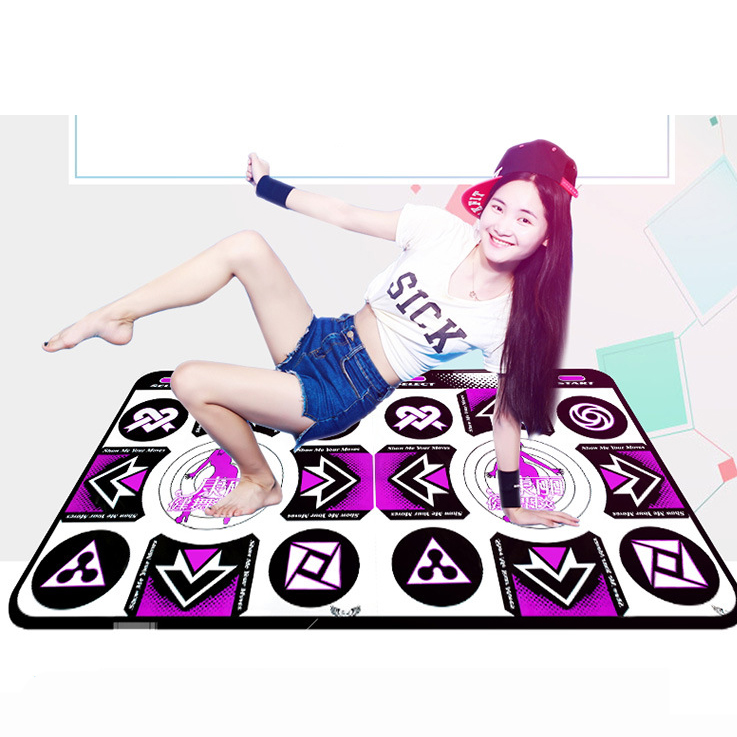 Music Dancing Mat Wifi Connect TV Computer Double Dance Mat for Kids Adults