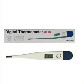 Electric Digital Thermometer Customiz eRemovable Battery Return and Replacement Last Reading