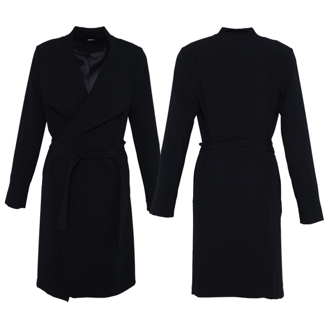 Huiquan reliable quality custom women's trench coat custom color ladies trenchcoat