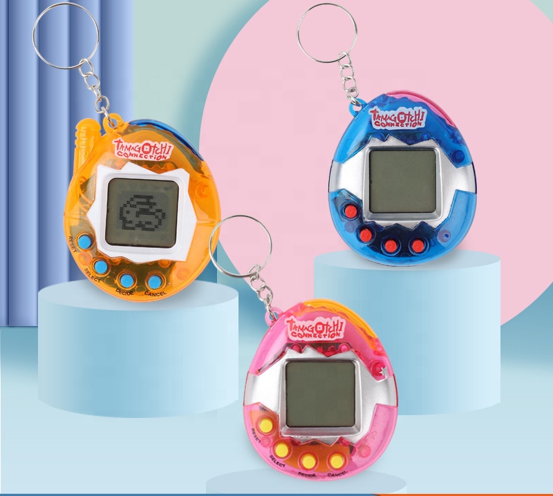 Оптовая продажа, электронный брелок tamagotchi, игрушки, Ностальгический один виртуальный интернет-Рождественский игрушечный питомец, электронный питомец для детей