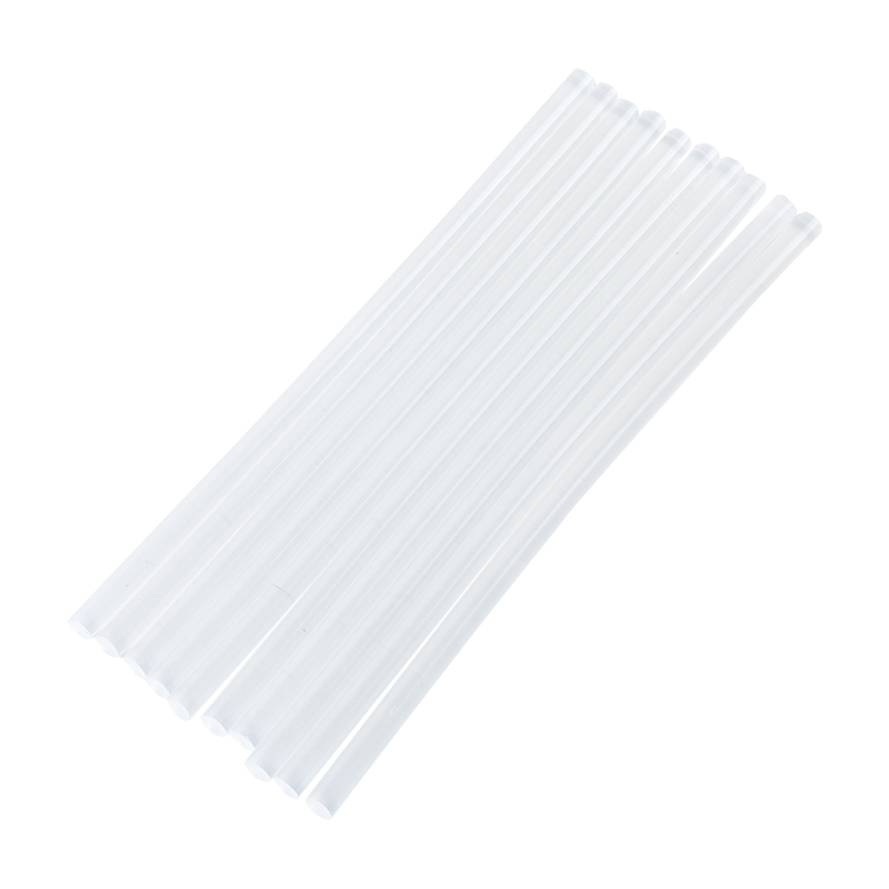 7*200mm solid plastic EVA silicone crystal transparent hot melt glue stick plastic metal wood