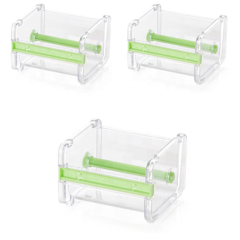Acrylic Packaging Tape Dispenser Washi Tape Holder Acrylic Roll Washi Tape Holder Organizer Dispenser for DIY Craft for School