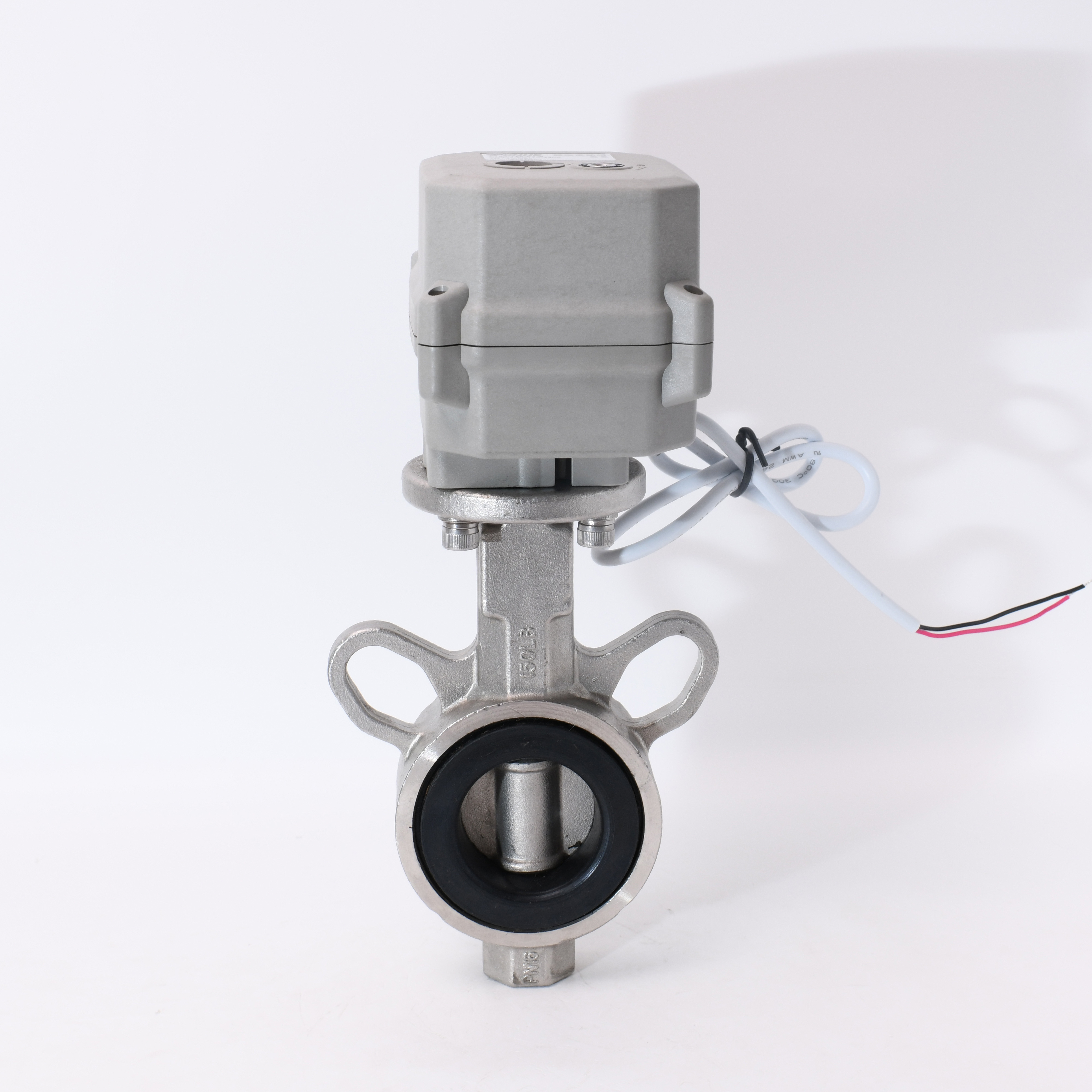 Tonhe DN32 мягкое уплотнение 12 v 24v 12 вольт электрический привод двойной зажим клапан-бабочка для автоматического оборудования дренажа