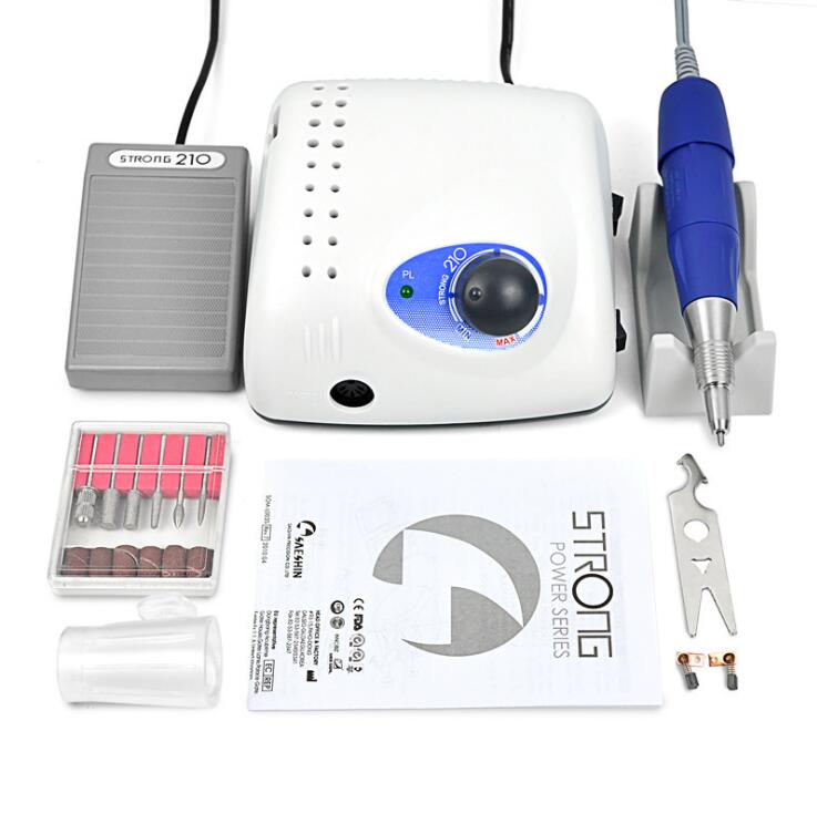 Professional Nail Machine 210 Nail Drill File 35000 rpm Micro Motor Powerful for manicure store