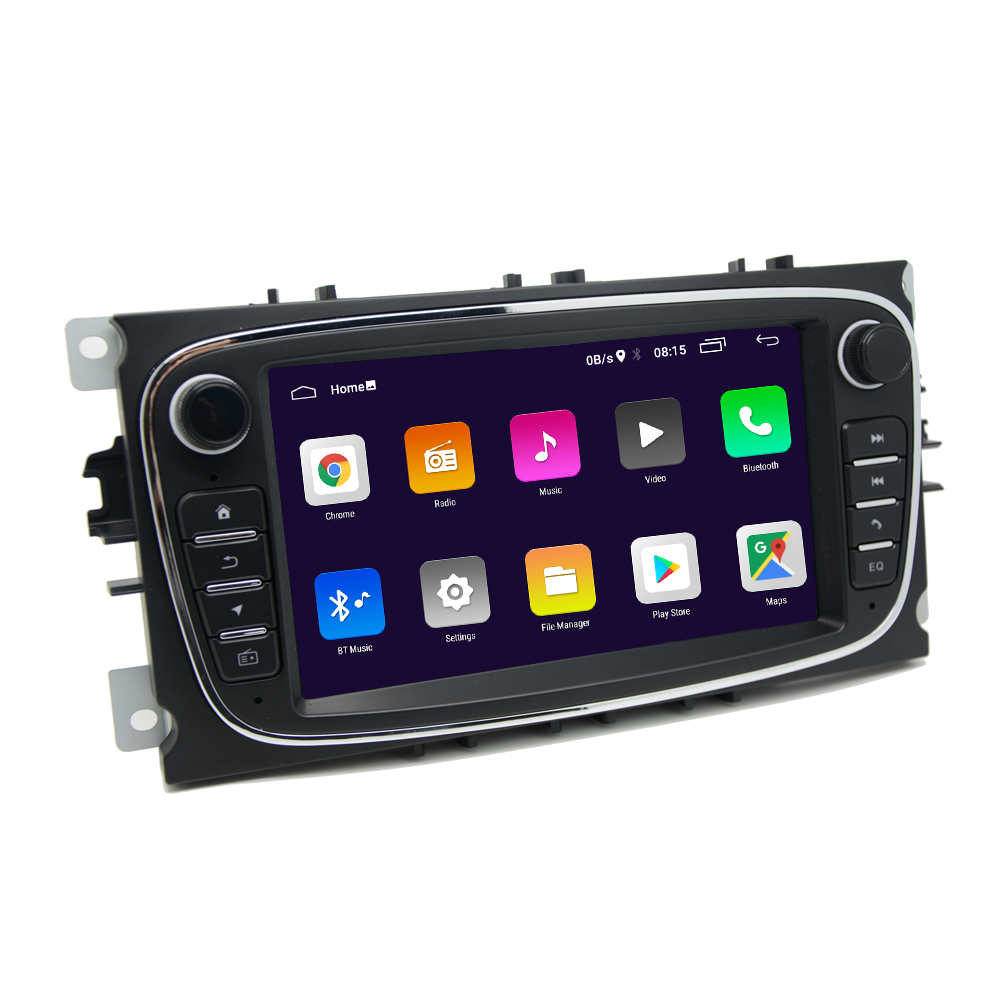 YHT Android 7'' Touch Screen Ford Focus 2010 Audio 2Din Player Radio With BT GPS Car MP3 Play