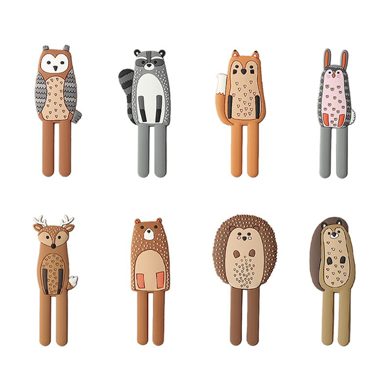 Multi-functional refrigerator magnets DIY promotional gifts selling cheap cute cat PVC refrigerator magnets