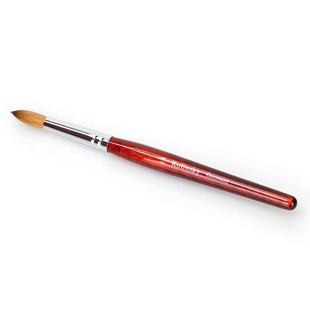 High Quality Animal Hair 100% Kolinsky Acrylic Nails Brush Custom Private Label Acrylic Nail Brushes