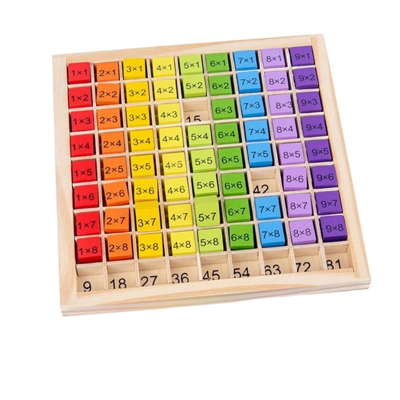 Teaching multifunctional digital calculation box educational wooden math toy