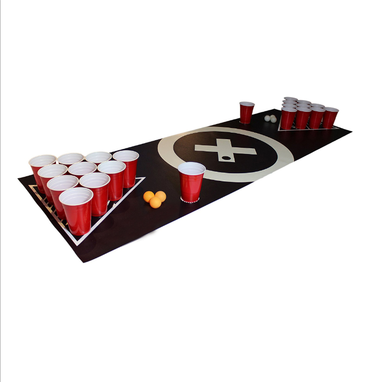 Hot Selling 8-Foot Outdoor Furniture Portable Tailgating Folding Beer Bong Mats for Party Game