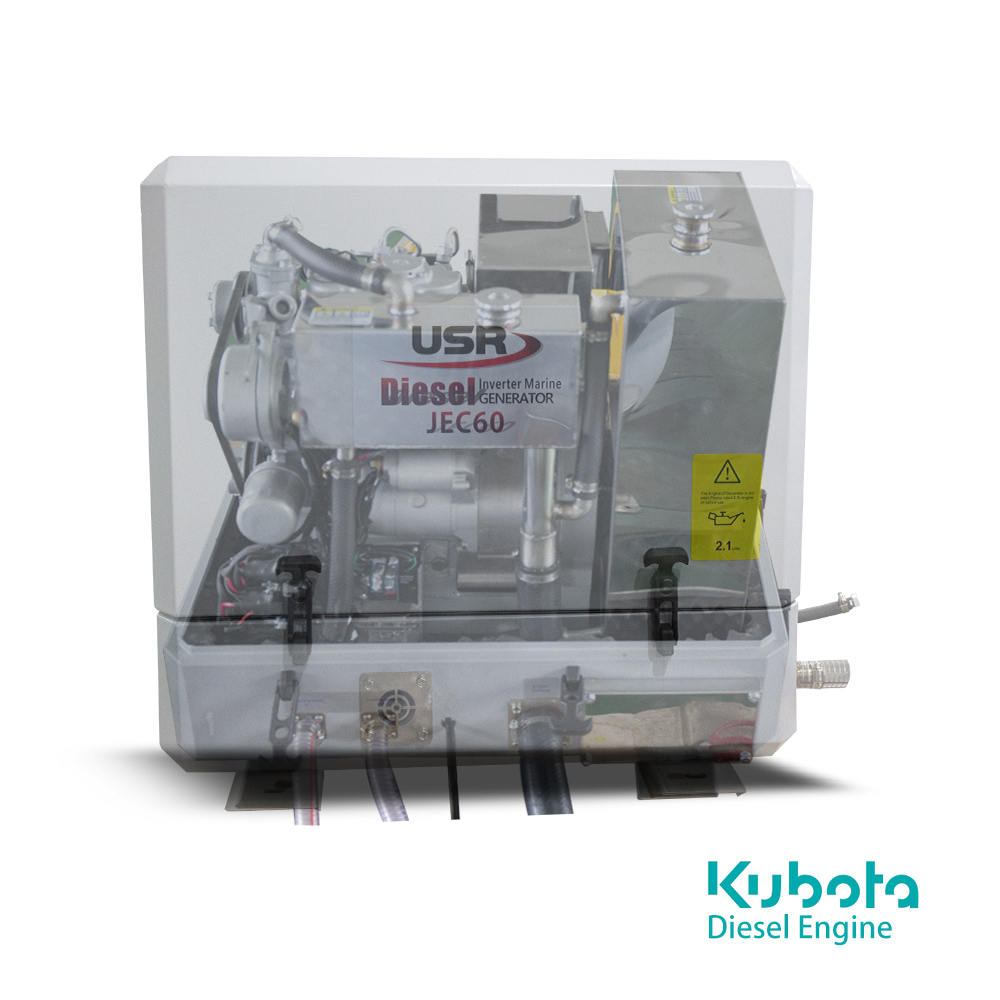 6KW-25KW HOT SELL LOW NOISE INVERTER Inverter Technology Kubota мотор Diesel Marine Generator 6kW для моторной лодки