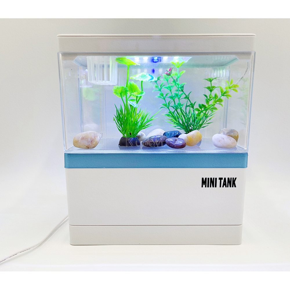 Hot Sale Mini Artificial Aquarium Table Fish Tank Arcylic Fish Tank for Indoors