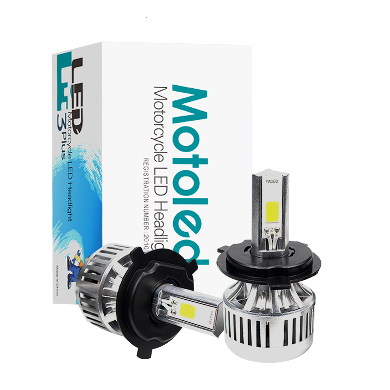Motoled 80V 4500LM Высокая Мощность H4 мотоциклетная фара