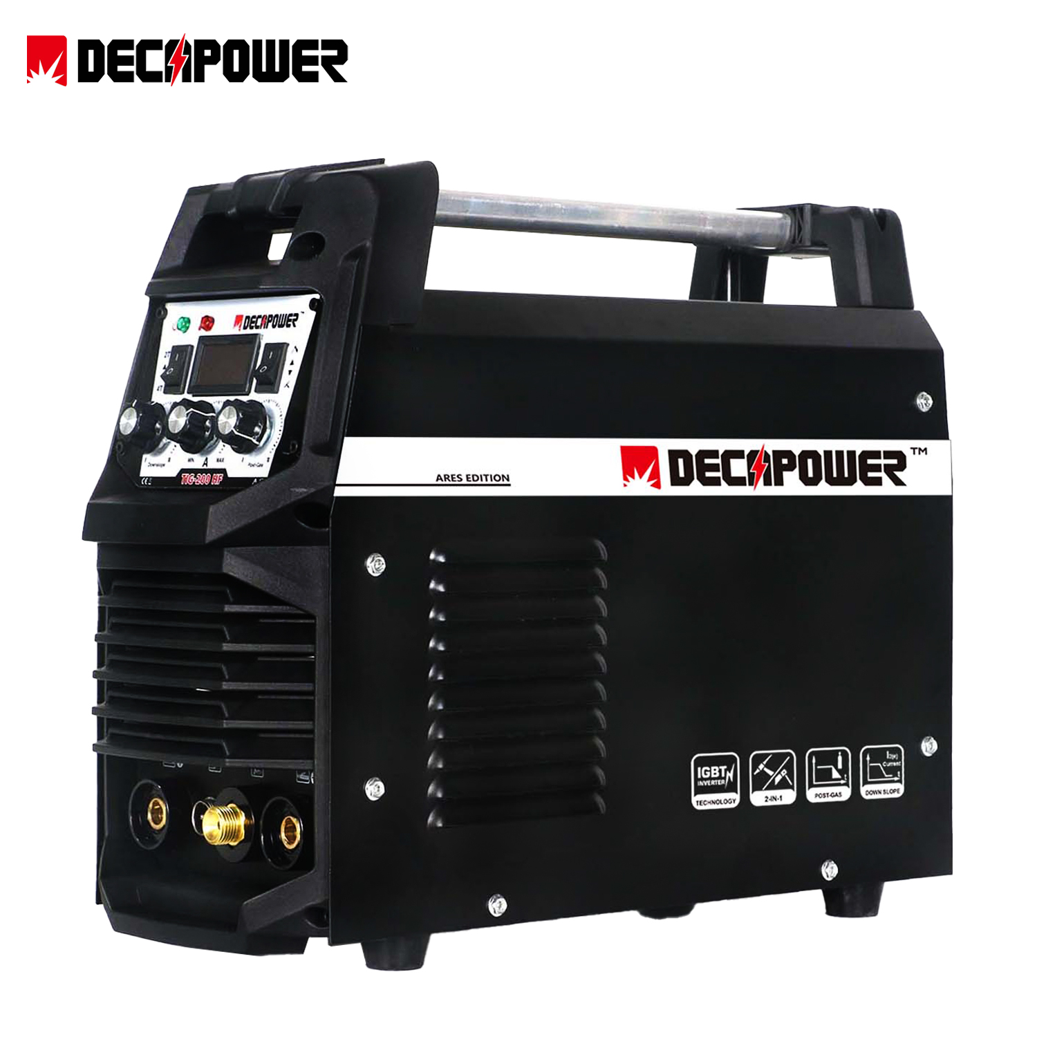Decapower High Frequency TIG Inverter Welding Machine 180 amps 220V TIG Welders for stainless steel