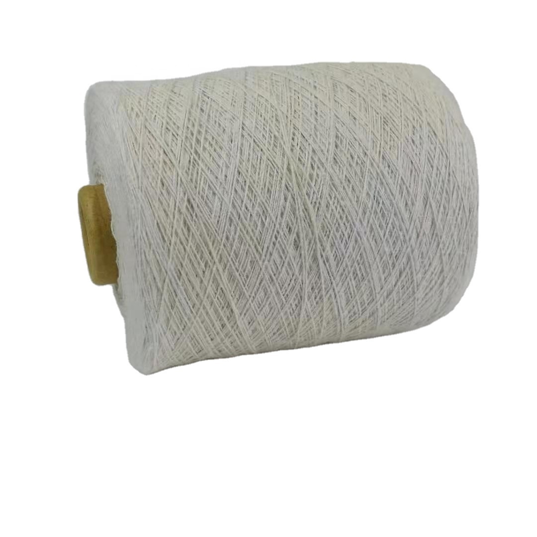 wholesale factory price 55% hemp 45% cotton 21S hemp blended semi-worsted yarn