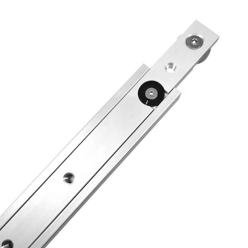 1Set Aluminium Alloy T-tracks Slot Miter Track and Miter Bar Slider Table Saw Miter Gauge Rod Woodworking Tools Workbench DIY