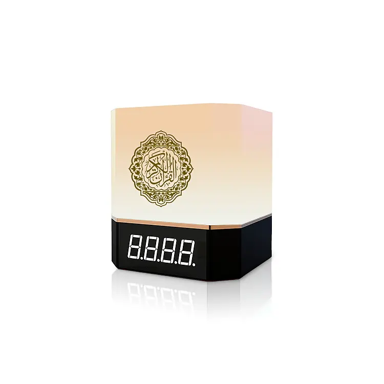 APP control holy islamic gift mini portable touch lamp quran cube speaker mp3 digital al quran player