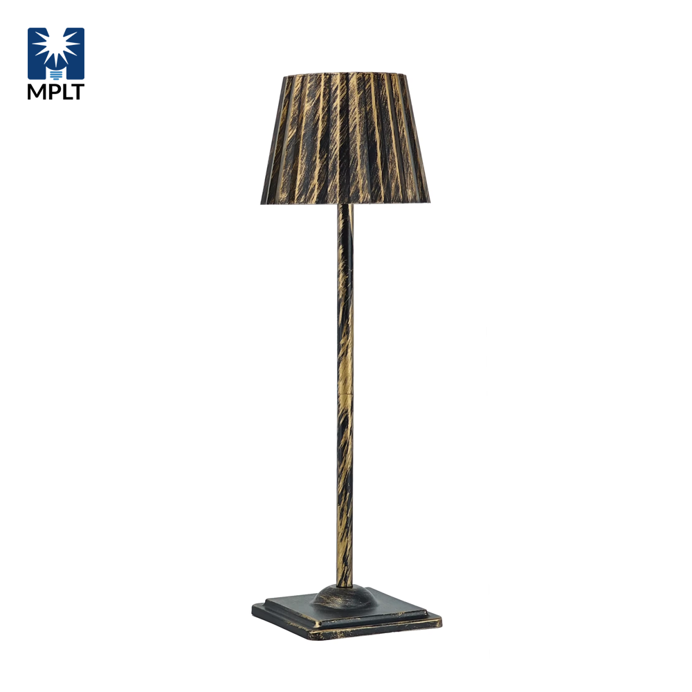Modern Glass Shade Cordless Desk Lamp Rechargeable Restaurant Bedroom Dimmable Touch Control with Timer Memory