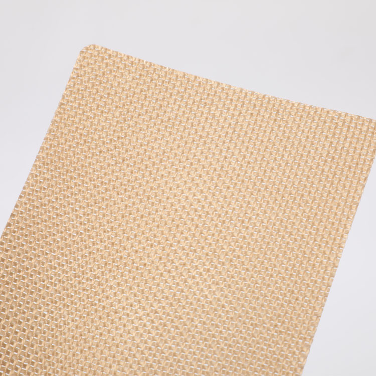 High Strength PTFE Conveyor Mesh Belt Brown PTFE Open Mesh Belt For Drying Machine
