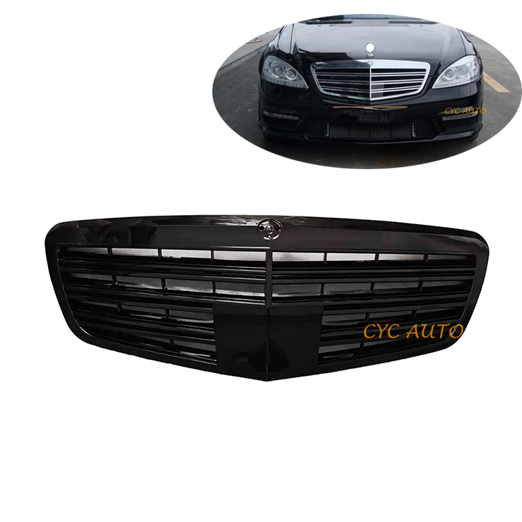 Горячая Распродажа, Стильная черная решетка бампера AMG для Mercedes Benz W221 S class