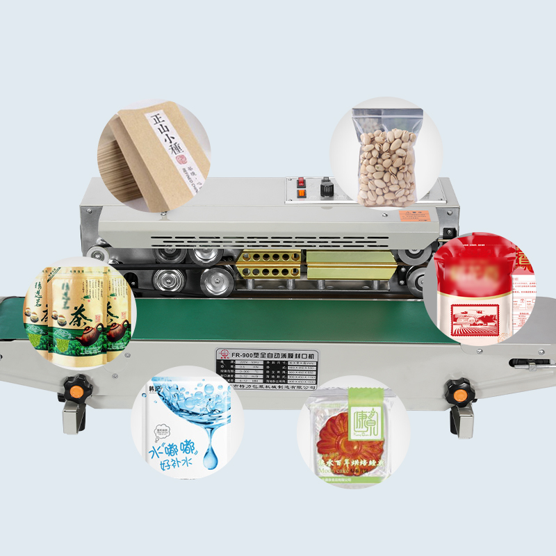 FR900-I spout pouch chips coffee plastic bag automatic sealing machine