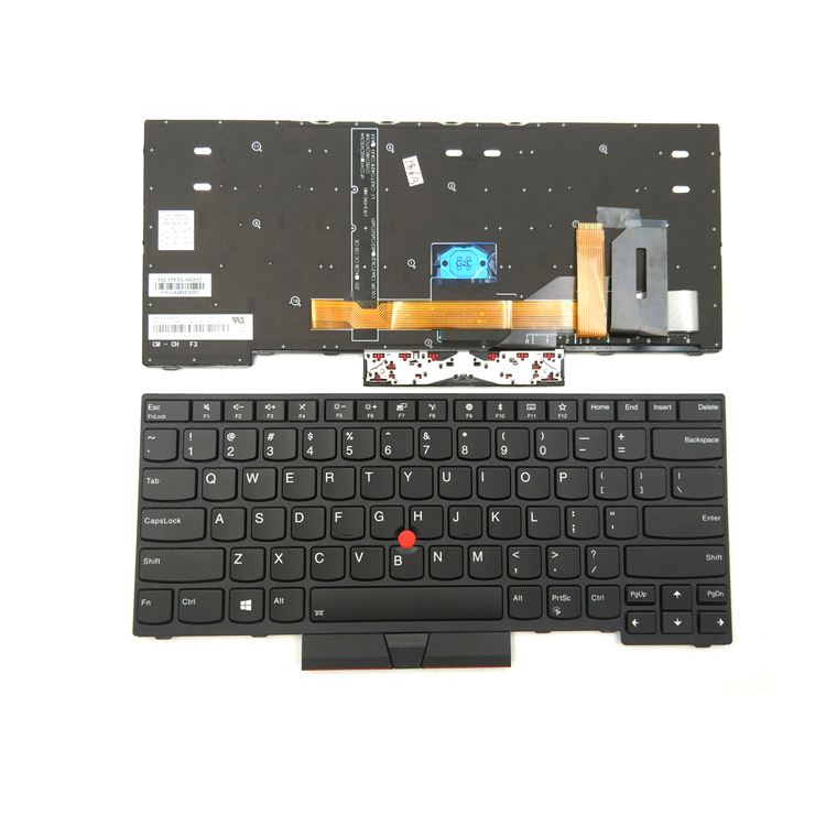 Оригинальная клавиатура для ноутбука Thinkpad T480S E480 L480 с подсветкой