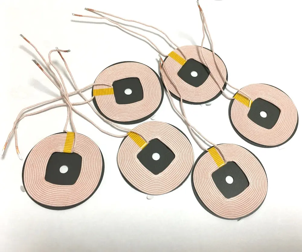 inductor coil 15W Wireless Charging coils 50*5.3*1.0-MP-A2 Round Shielding for Mobile Phone Charger induction coil