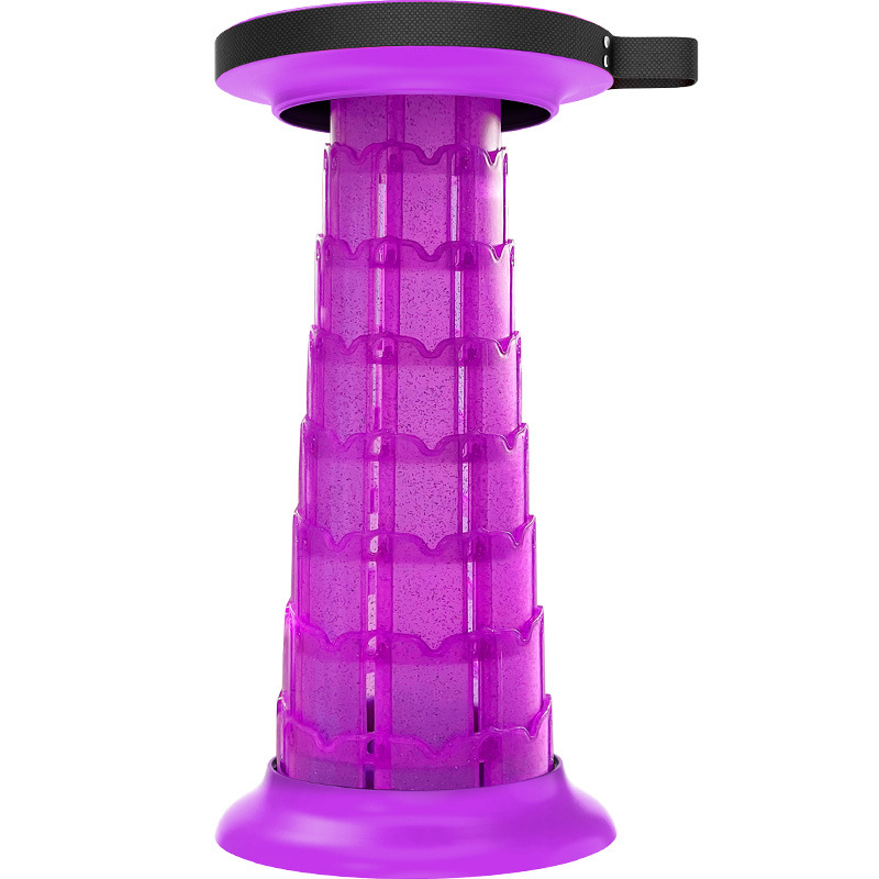 Newest Retractable Folding Light Weight Easy Carrying Plastic Portable Telescopic Stools For Outdoor Travel Camping