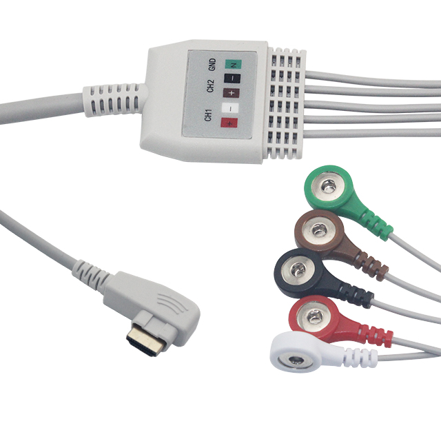 5/7/10 поводков Holter, кабель для пациента с ЭКГ для мониторов DMS 300-3A/4A/4L