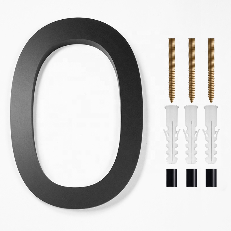Hot Selling Modern 3D ABS Acrylic House Numbers and Letters Sign for Hotel Doors