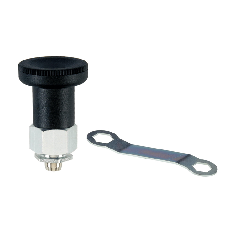 Factory wholesale customizable spring-loaded telescopic threaded indexing plunger pin