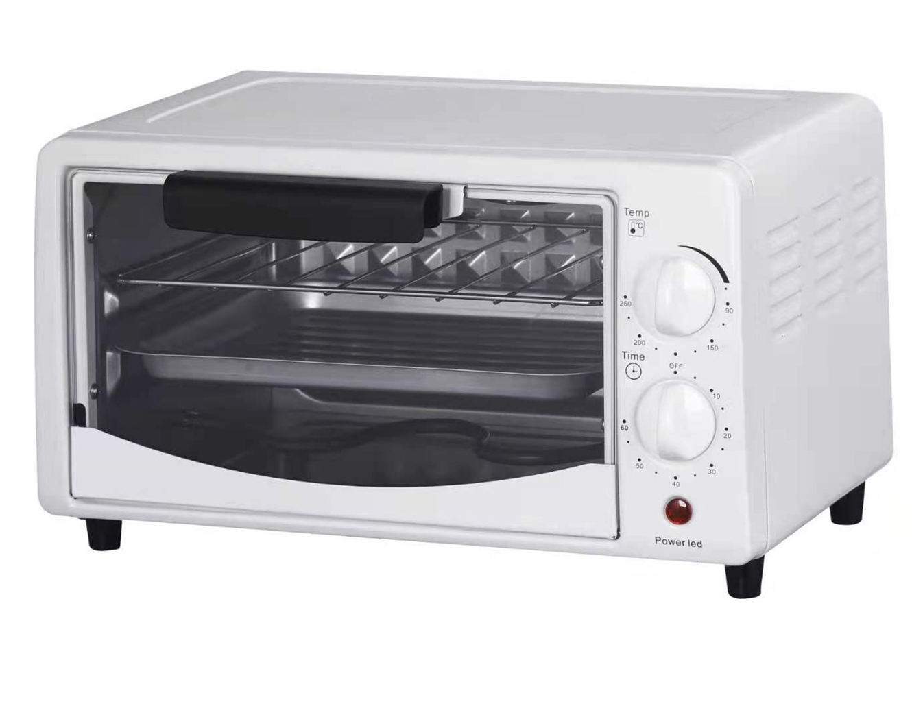 Good quality new design household 12 L multi-functional mechanical thermostat electric oven