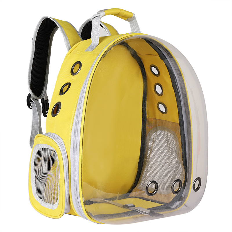 Pet Travel Carrier Handbag Space Capsule Cat Carrier Bag Breathable Transparent Cat Backpack