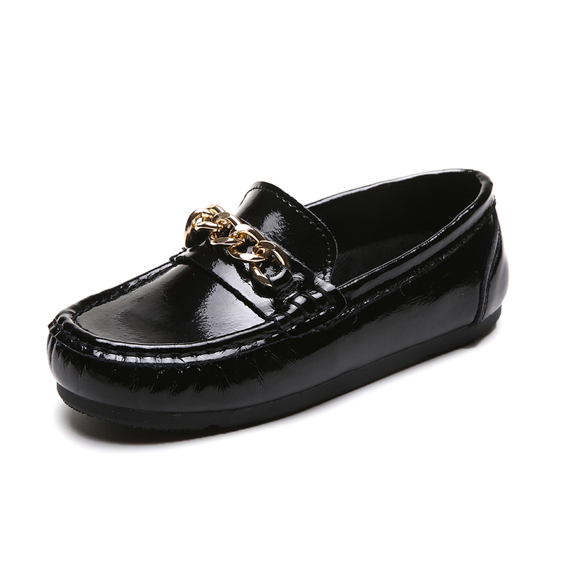 Super High Quality Cow Genuine Leather Kids Casual Loafers Wedding Party Girls Dress Shoes